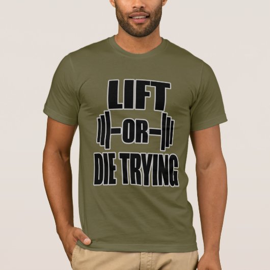 TIL JE DOOD GYM T-SHIRT (Voorkant)