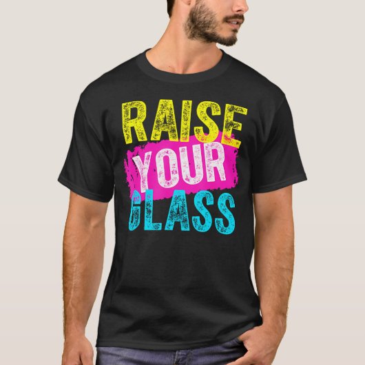 Til je glas op t-shirt (Voorkant)