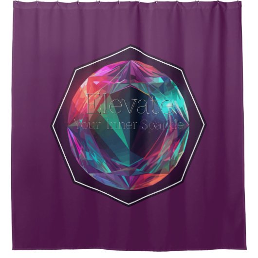 Til je innerlijke vonk op douchegordijn (Voorkant)