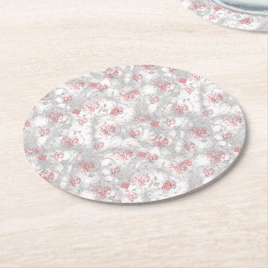 Til je merk naar een hoger niveau met hoogwaardige ronde kartonnen onderzetter (Gebogen)