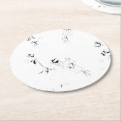 Til je merk naar een hoger niveau met hoogwaardige ronde kartonnen onderzetter (Gebogen)