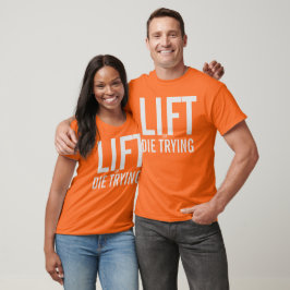 TIL JE OMHOOG OF STERF IN DE POGING GYM en Fitness T-shirt