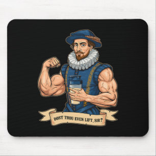 Til je zelfs gewichten heffen Weightlifting Shakes Muismat