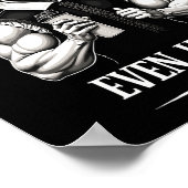 Til je zelfs gewichten tilt Weightlifting Shakespe Poster (Hoek)