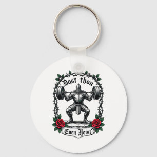 Til je zelfs Knight Weightlifter Workout G Sleutelhanger