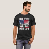 TIL JE ZELFS Weightlifting Workout T-shirt (Voorkant volledig)