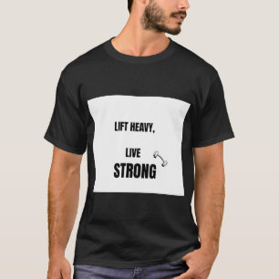 Til Krachten Leef Sterk Krachttraining Gym Motivat T-shirt