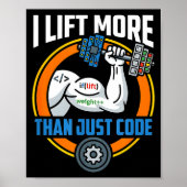Til meer dan code grappige programmeur ontwikkelaa poster (Voorkant)
