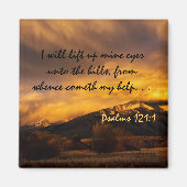 Til mijn ogen op Bijbelvers Magneet (Voorkant)