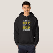 Til My HIP Don't Hop Anymore Awesome Retro HIPHOP  Hoodie (Voorkant volledig)