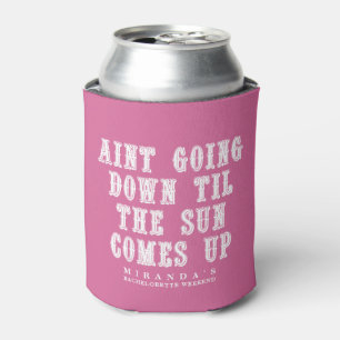 Til the Sun komt op country Bachelorette party Blikjeskoeler
