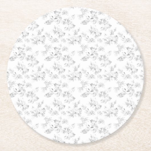 Til uw merk naar een hoger niveau met hoogwaardige ronde kartonnen onderzetter (Voorkant)