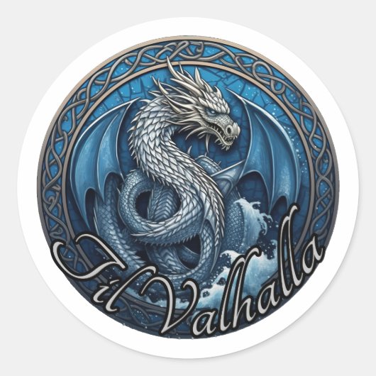 Til Valhalla Sticker (Voorkant)