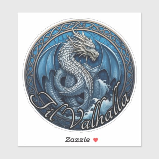 Til Valhalla Vinyl Sticker (Vel)