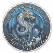 Til Valhalla Vinyl Sticker (Voorkant)