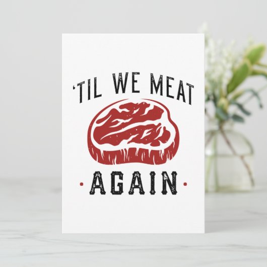 Til we eten weer bedankkaart (Staand voorkant)