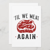 Til we eten weer bedankkaart (Voorkant / Achterkant)