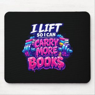 Til zo dat ik meer boeken kan dragen grap fitnessl muismat