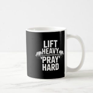 Til zwaar Bid hard Gym Christelijk Cadeau Jezus ge Koffiemok