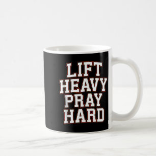 Til zwaar Bid hard gym christelijk geschenk Jezus Koffiemok