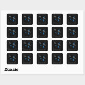Til Zwaar, Droom Groot – Powerlifting Visie Vierkante Sticker (Vel)