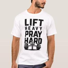 Til zwaar gebed hard op t-shirt