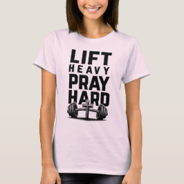 Til zwaar gebed hard op t-shirt