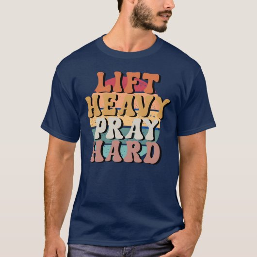 Til zwaar gebed hard op t-shirt (Voorkant)