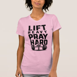 Til zwaar gebed hard op t-shirt