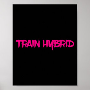 Til zwaar hardlopen ver hybride sport fitness hard poster