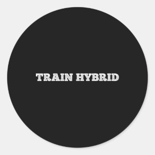 Til zwaar hardlopen ver hybride sport fitness hard ronde sticker
