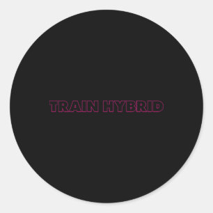 Til zwaar hardlopen ver hybride sport fitness hard ronde sticker