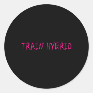 Til zwaar hardlopen ver hybride sport fitness hard ronde sticker