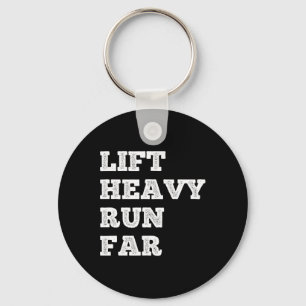 Til zwaar hardlopen ver hybride sport fitness hard sleutelhanger