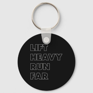 Til zwaar hardlopen ver hybride sport fitness hard sleutelhanger