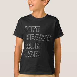 Til zwaar hardlopen Verre Hybride sport fitness ha T-shirt
