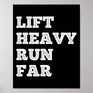 Til zwaar Hol ver Hybrid Sport Fitness Hardlopen B Poster