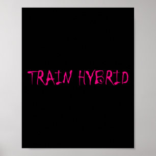 Til Zwaar Lopen Ver Hybrid Sport Fitness Hardlopen Poster
