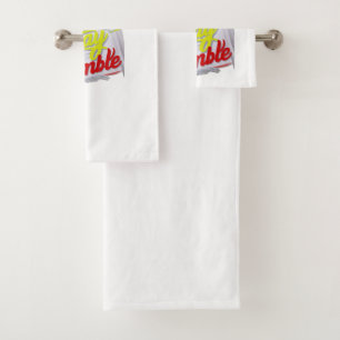 Til zwaar op, blijf nederig bad handdoek