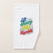 Til zwaar op, blijf nederig bad handdoek (Handdoek)