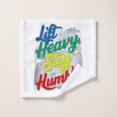 Til zwaar op, blijf nederig bad handdoek (Wasdoekje)