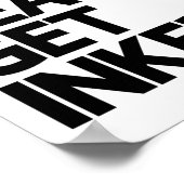 Til zwaar op de biljart Tattoo liefhebber Workout Poster (Hoek)