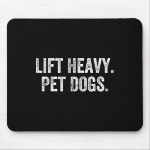 Til zware huisdieren honden Gym gewichtheffer Body Muismat
