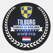Tilburg Ronde Sticker (Voorkant)