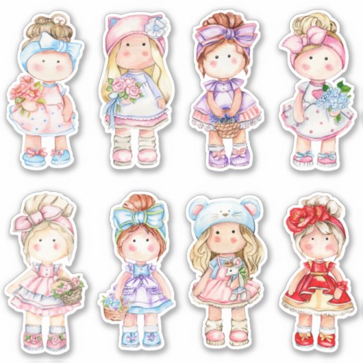Tilda Dolls Sticker (Voorkant)