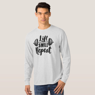 Tilde Lach Herhaal Gym Motivatie Gewichtheffen Str T-shirt
