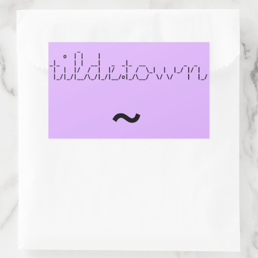 tilde.town ascii banner sticker (Tas)