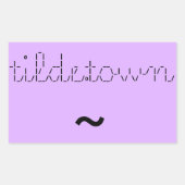 tilde.town ascii banner sticker (Voorkant)