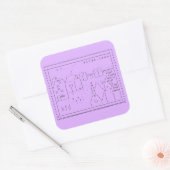 tilde.town ascii kunst sticker (Envelop)