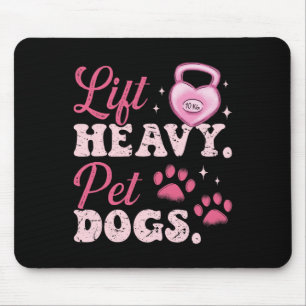 Tilde zware huisdieren Honden Workout Bodybuilding Muismat